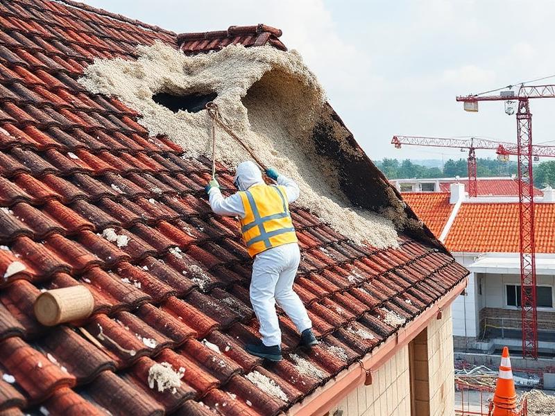 Asbestverwijdering en nieuw dak