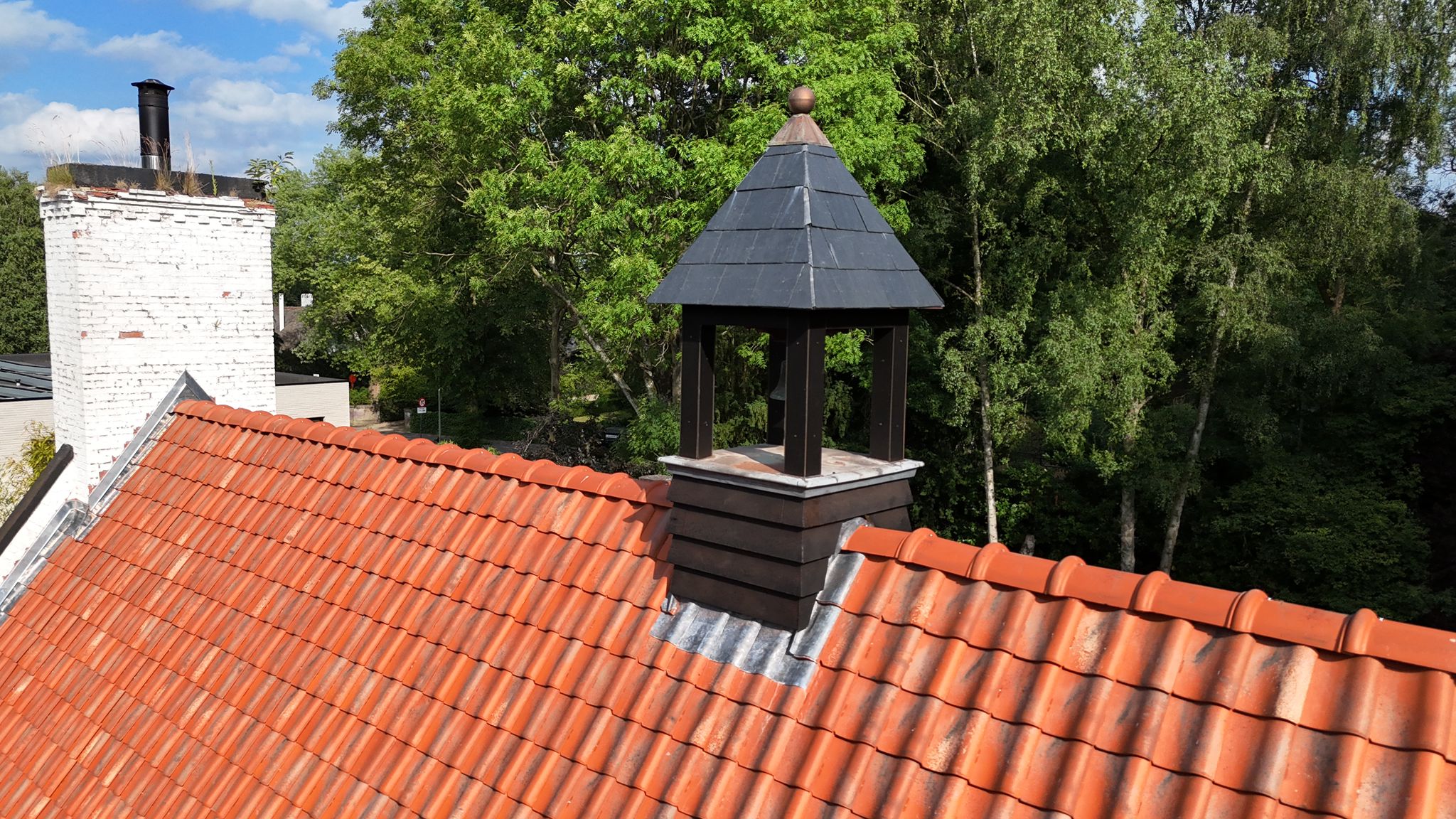 Villa met geïntegreerde zonnepanelen